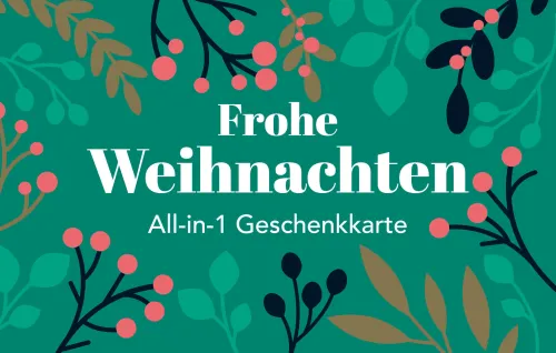 Frohe Weihnachten Geschenkkarte